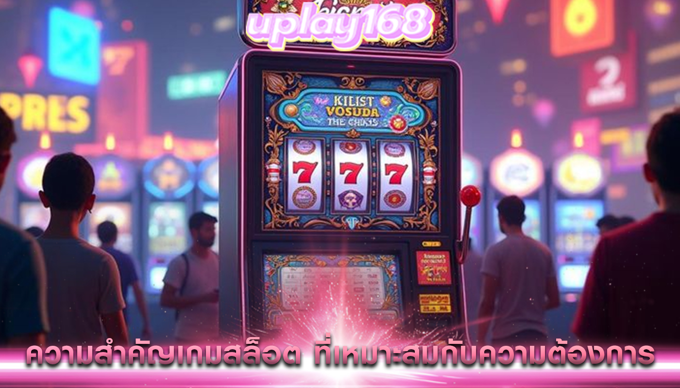 ความสำคัญเกมสล็อต ที่เหมาะสมกับความต้องการของคุณ