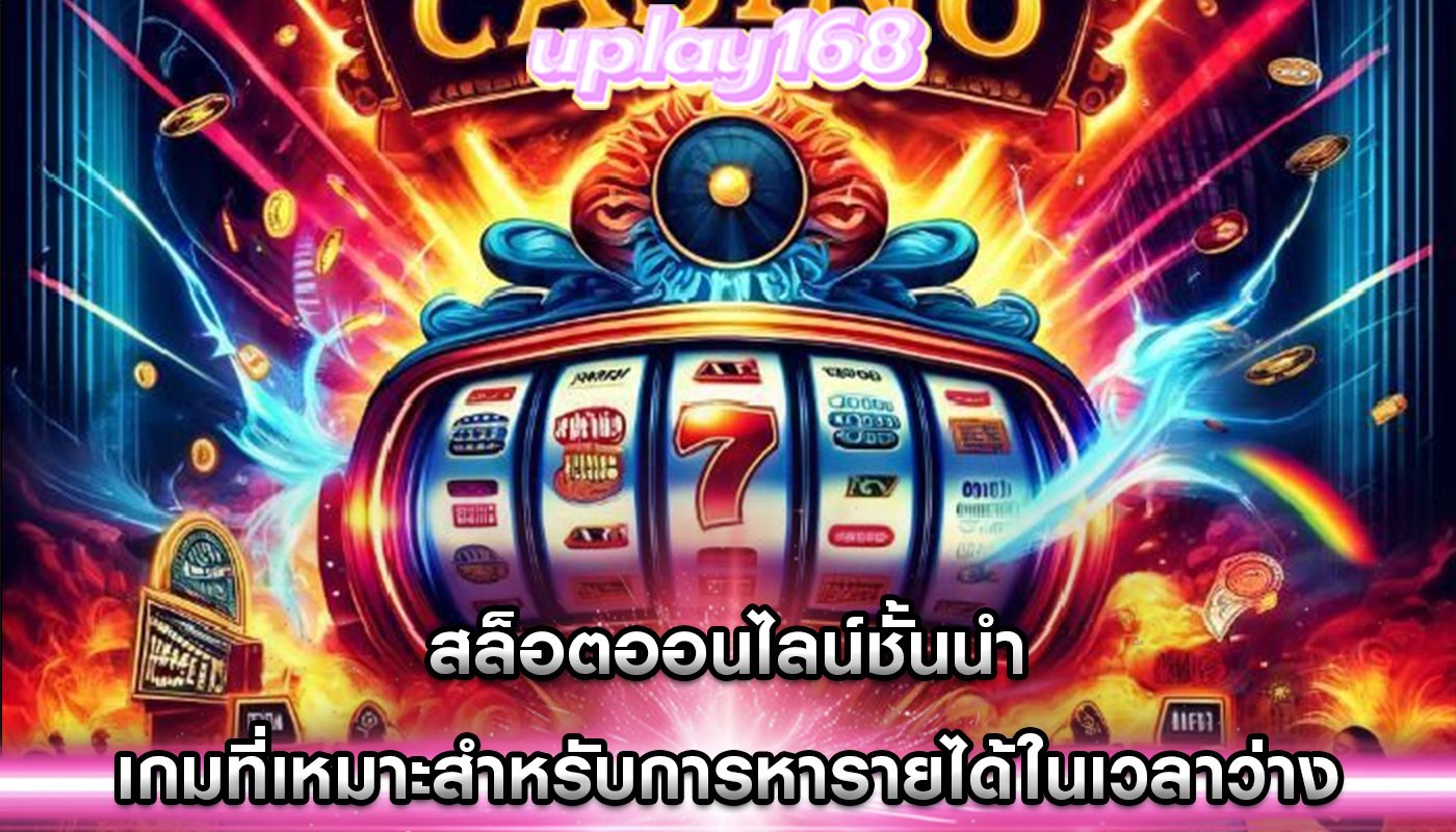 สล็อตออนไลน์ชั้นนำ เกมที่เหมาะสำหรับการหารายได้ในเวลาว่าง