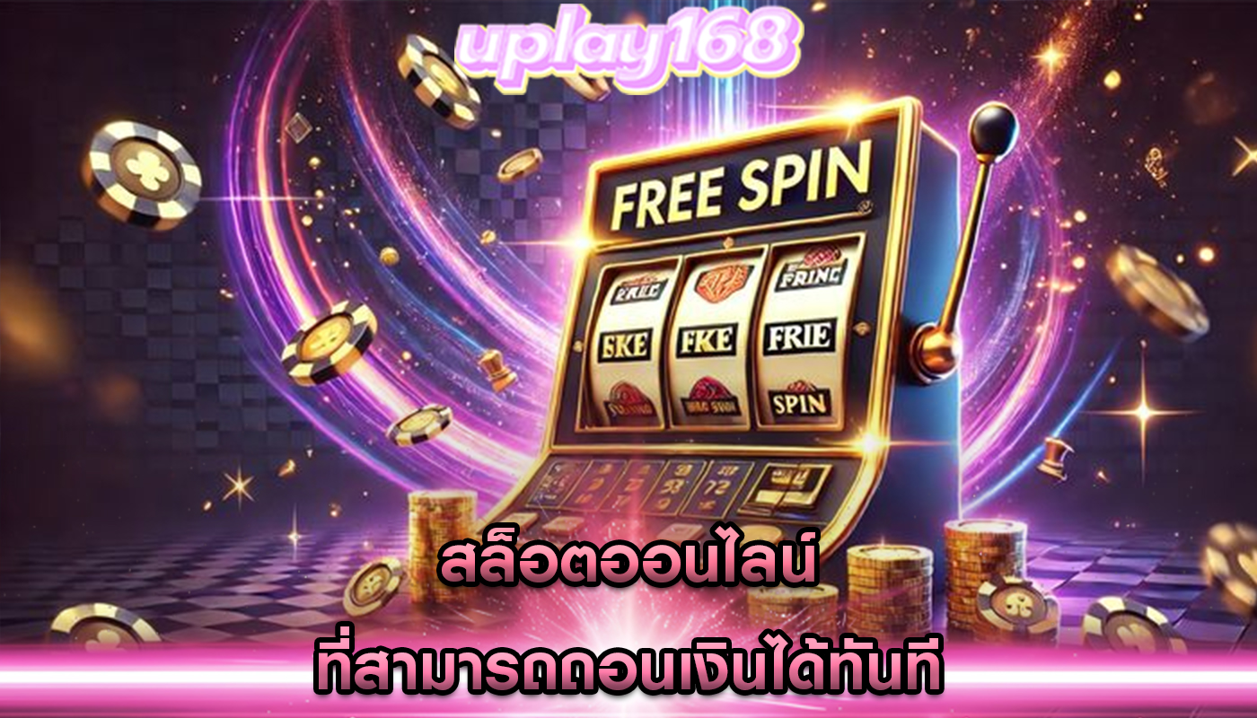 สล็อตออนไลน์ ที่สามารถถอนเงินได้ทันที
