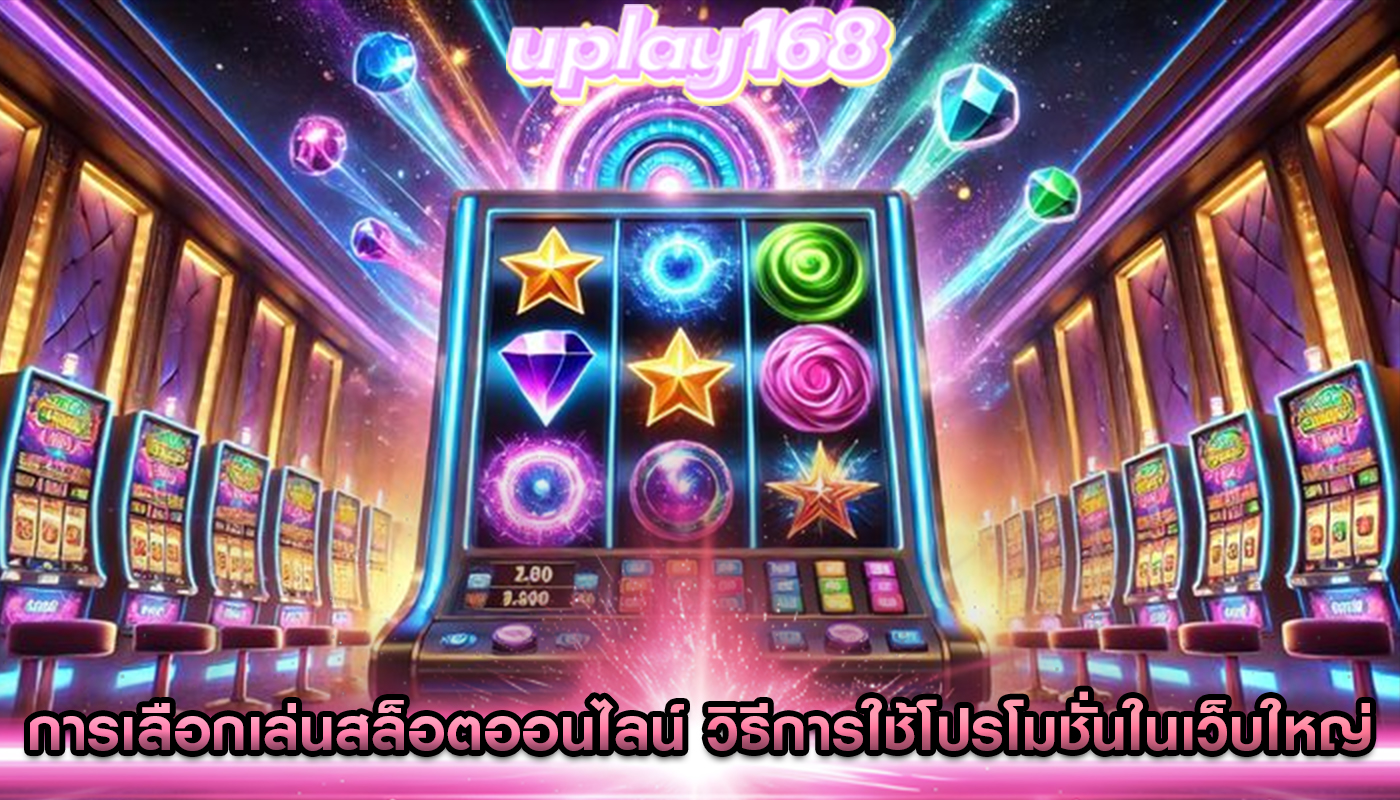 การเลือกเล่นสล็อตออนไลน์ วิธีการใช้โปรโมชั่นในเว็บใหญ่